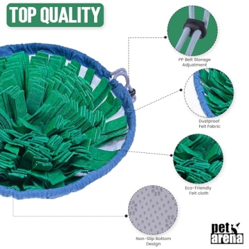 Engaging Adjustable Snuffle Mat for All Dogs - Fun Feeding Solution
