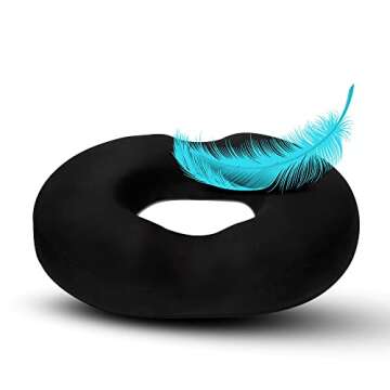 Donut Pillow Seat Cushion for Tailbone Pain Relief Comfort