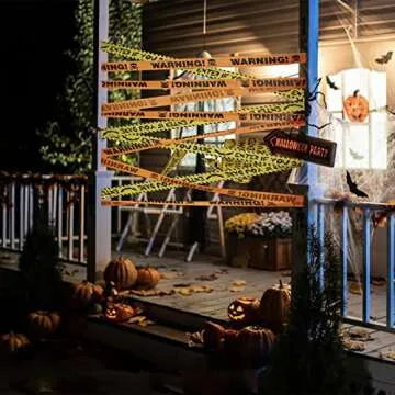 Chaoaixx Halloween Fright Tape - Unique Scary Decor Bundle