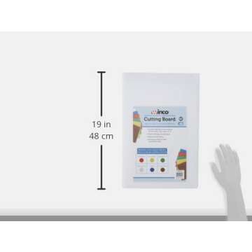 Winco Heavy-Duty Cutting Board, 12x18, BPA Free, NSF Certified