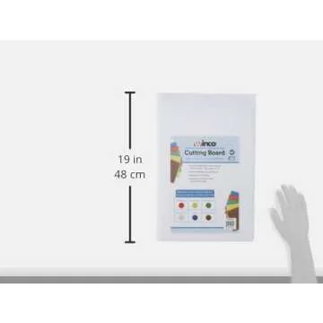 Winco Heavy-Duty Cutting Board, 12x18, BPA Free, NSF Certified