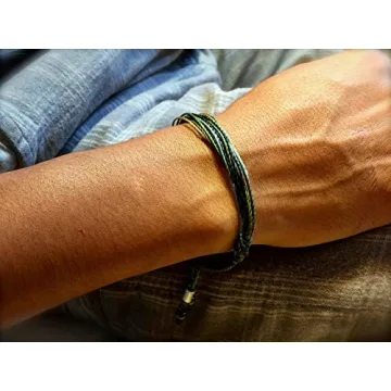 Custom Sized Camouflage Bracelet Camo Army Cord Adjustable Gift by Rumi Sumaq