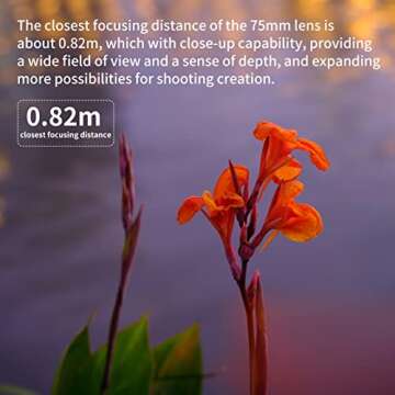 AstrHori 75mm F4 Manual Portrait Lens Medium Format Match 100 Million Pixels Mirrorless Camera & Cover 33x44 Sensor for FUJIFILM GFX Mount GFX 50SII,GFX100,GFX100 IR Ver,GFX 50S,GFX 50R,GFX 100S