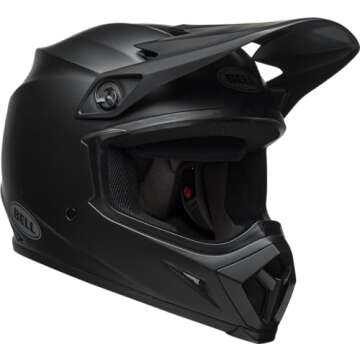BELL MX-9 MIPS Adult Full-Face Dirt Motorcycle Helmet - Matte Black, Large (59-60 cm)