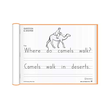 Learning Without Tears Handwriting Workbook for Kids