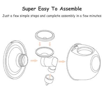 Wearable Breast Pump Accessories Replacement Parts Duckbill Valve Compatible with kmaier TSRETE Model S12 Breast Pump