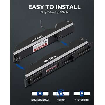 Votatu M9L-B Tactical Light Laser Combo Compatible with M-Lok Rail Surface, 1600 Lumens LED Flashlight and Blue Laser Sight for Rifle, Strobe Function,IIIA Class Laser Output ≤5mw