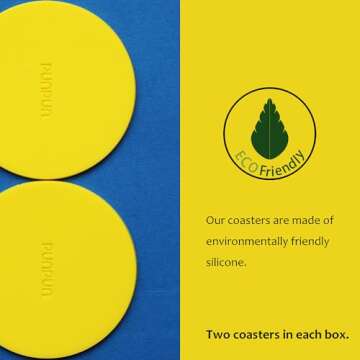 PunPun 17oz.500ml Large Glass Coffee Mug Set of 2, Clear Mugs Double Walled Coffee Mugs, Iced Coffee Cup, Glass Mugs for Hot Beverages,Premium Glasses