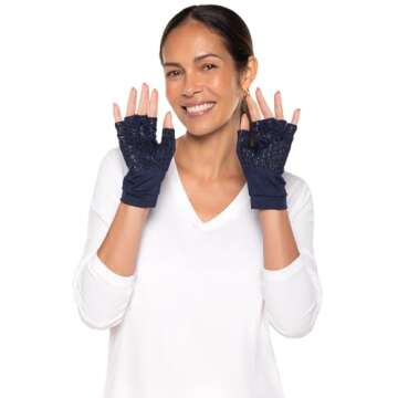Coolibar UPF 50+ Ouray UV Fingerless Sun Gloves