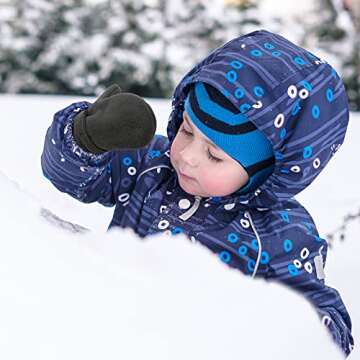 Comfortable Baby Mittens for Winter Fun 6-24 Months