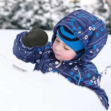 Comfortable Baby Mittens for Winter Fun 6-24 Months