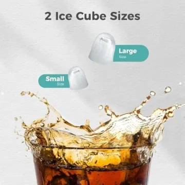 Kismile Portable Ice Maker with Rapid Ice Production