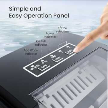 Kismile Portable Ice Maker with Rapid Ice Production