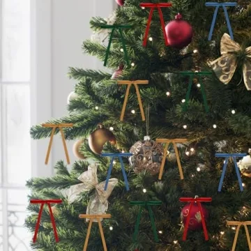 Velvet Christmas Bows - 24 Pcs Rustic Red Ribbons