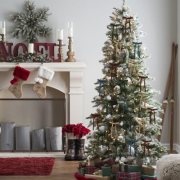 Velvet Christmas Bows - 24 Pcs Rustic Red Ribbons