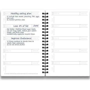 Fitness Log Book & Planner for Effective Goal Tracking