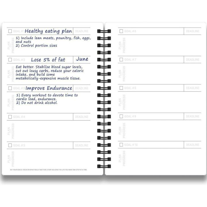 Fitness Log Book & Planner for Effective Goal Tracking
