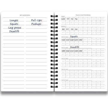 Fitness Log Book & Planner for Effective Goal Tracking