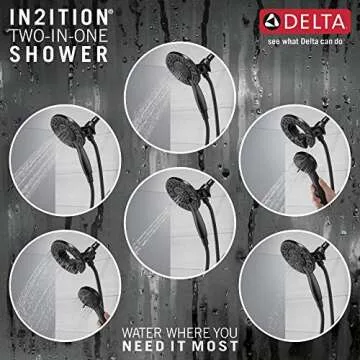 Delta Arvo 14 Series Shower Faucet with 2-in-1 Shower Head