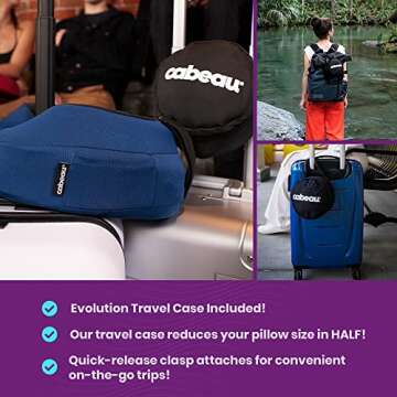 Cabeau Evolution S3 Neck Pillow for Comfortable Travel