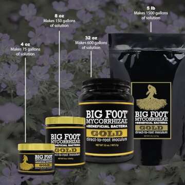 Big Foot Mycorrhizae Root Stimulator for All Plants - 4oz