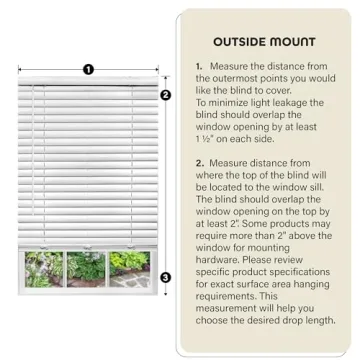 Achim Cordless Room Darkening Blinds - 35x64 White