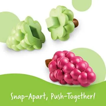 Fun Learning Resources Snap-n-Learn Fruit Shapers Toy