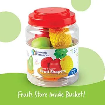 Fun Learning Resources Snap-n-Learn Fruit Shapers Toy