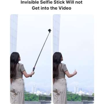 57in Extendable Selfie Tripod for Action Cameras