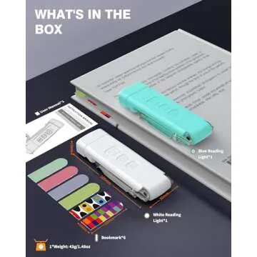 Versatile 2-Pack USB Rechargeable Book Lights for Night Reading