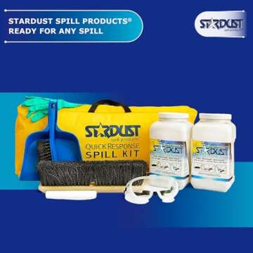 STARDUST Spill Products D710 Comprehensive Quick Response Spill Kits for Vehicles with Heavy Duty Du...