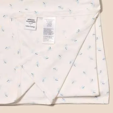 Amazon Essentials x Sofia Grainge Unisex Babies' Swaddle Blanket, Pack of 3, Bunnies/Pale Blue/Polar Bear, One Size