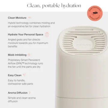 Canopy Portable Humidifier - 11 Hours of Hydration