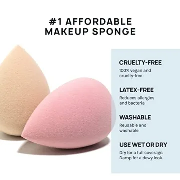 AOA Studio Makeup Mochi Sponge Set - 6 Latex Free Blenders