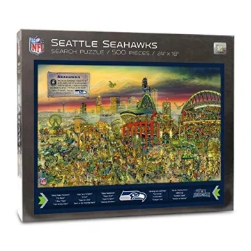 NFL Joe Journeyman 500-Piece Team Puzzle - Fun Seek-and-Find for Fans