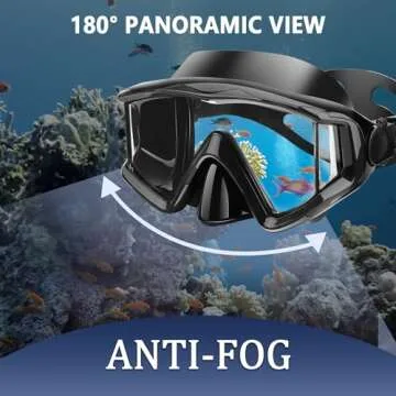 AQUA A DIVE SPORTS Mask - Anti-Fog Snorkeling Goggles