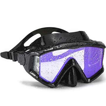 AQUA A DIVE SPORTS Mask - Anti-Fog Snorkeling Goggles