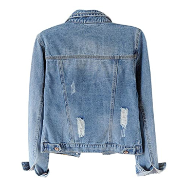 Shop Kedera Distressed Denim Jacket for Women