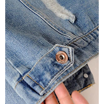 Shop Kedera Distressed Denim Jacket for Women