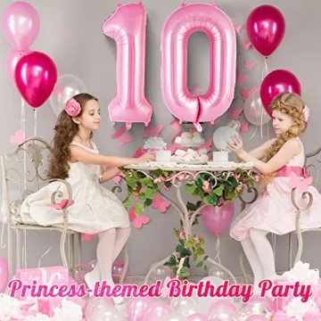 40-Inch Pink Number 0 Balloon for Celebrations