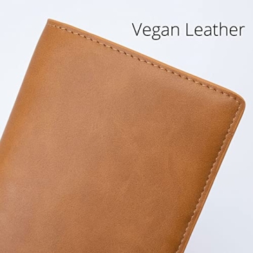 Slim Vegan Leather Women's Wallet RFID Blocking Secure