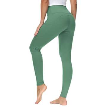 Comfortable High Waist Yoga Leggings with Pockets