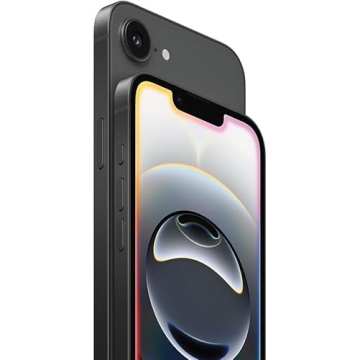 Apple iPhone 16e 128GB eSIM Black - Premium Renewed Smartphone