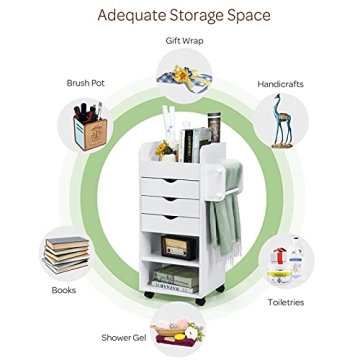 Tangkula Storage Drawer Cart for Organizing Your Space