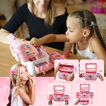 Kids Makeup Kit for Girls - Safe & Washable Makeup Toys