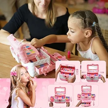 Kids Makeup Kit for Girls - Safe & Washable Makeup Toys