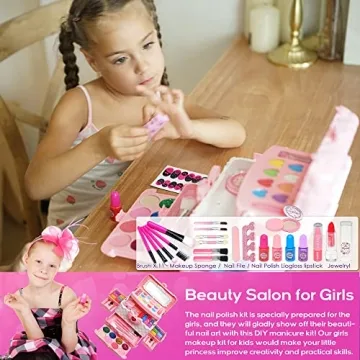Kids Makeup Kit for Girls - Safe & Washable Makeup Toys