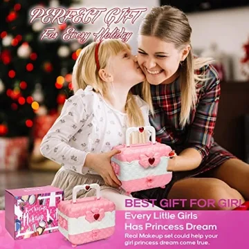 Kids Makeup Kit for Girls - Safe & Washable Makeup Toys