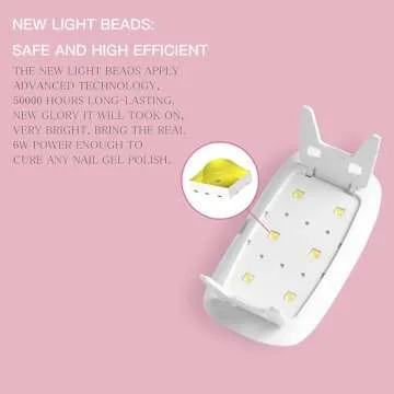 Beetles UV Nail Lamp Portable Gel Nail Curing Light