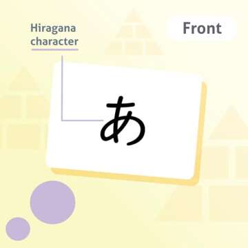 Master Japanese Hiragana with CARDDIA Flash Cards, 104 Characters, Durable Design, Easy to Carry